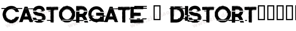Castorgate - Distort字体转换